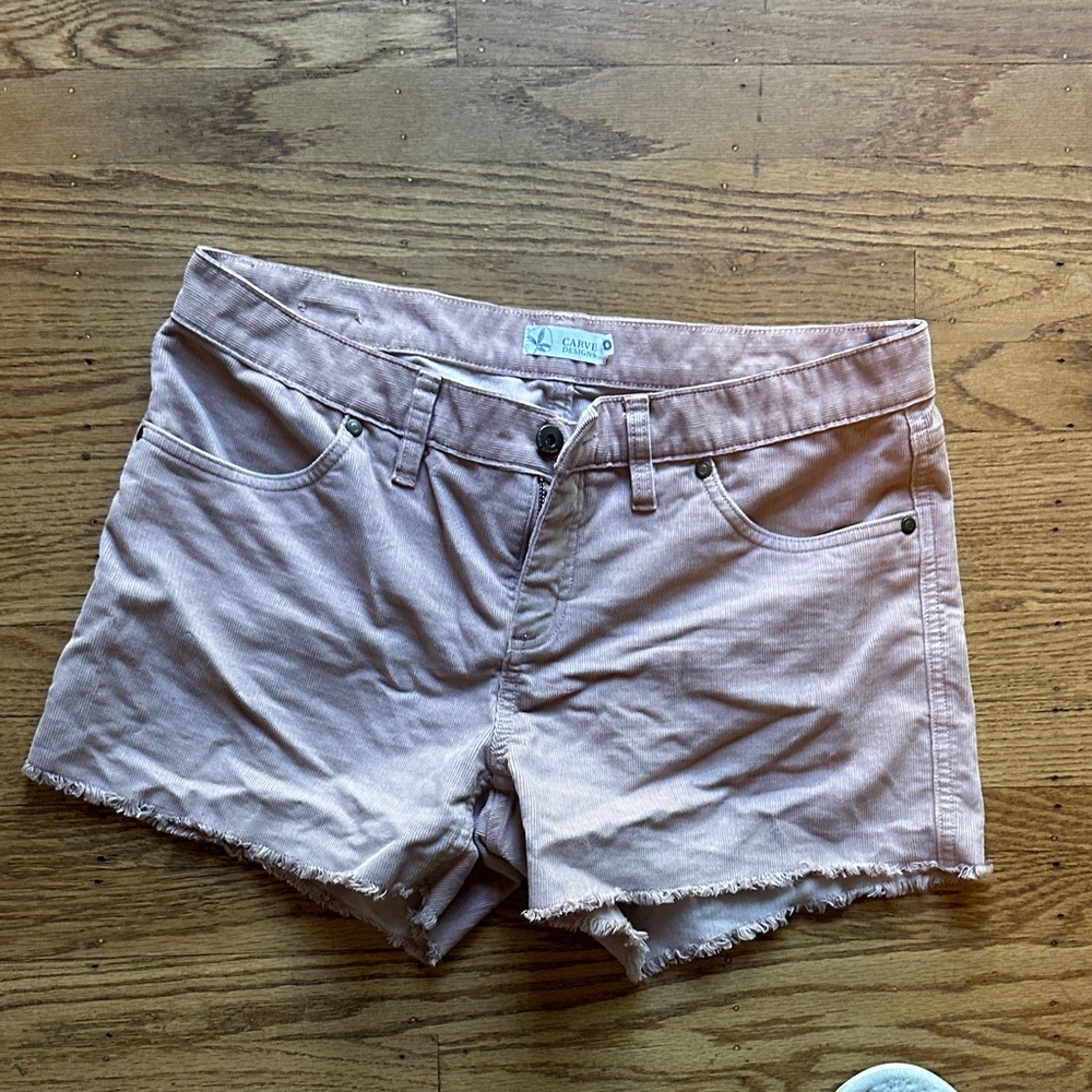 Staccato Women's Pink courderoy Shorts